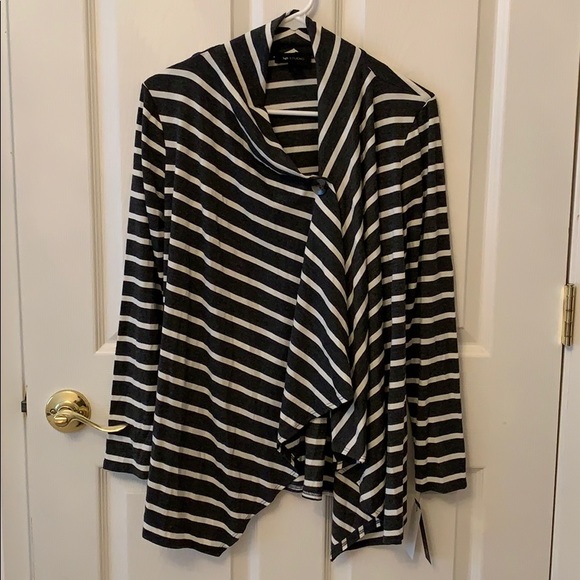 AB Studio striped cardi wrap - Picture 1 of 5